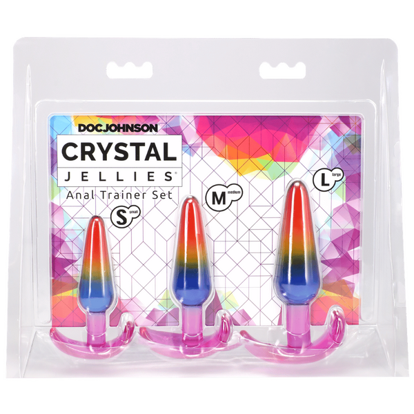 Anal Trainer Set - Rainbow - S/M/L