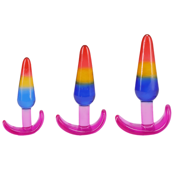 Anal Trainer Set - Rainbow - S/M/L