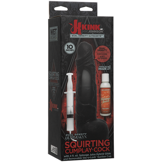 10&quot; Dual Density Ultraskyn Squirting Cumplay Cock