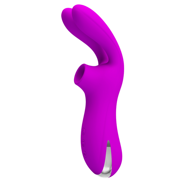 Sucking and Vibration Dual Action Vibrator