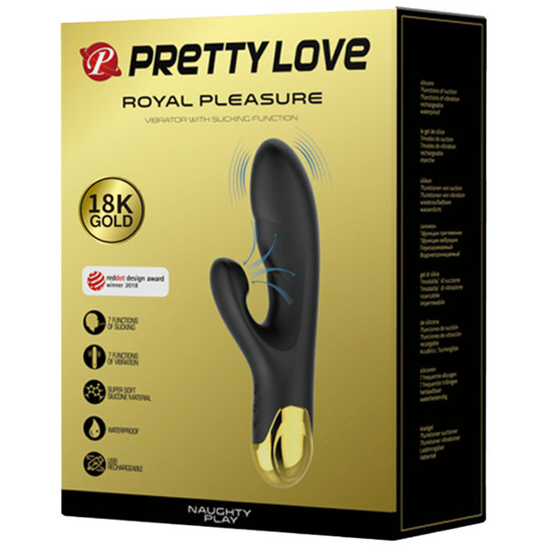 Vibrator with Sucking Function - 18K