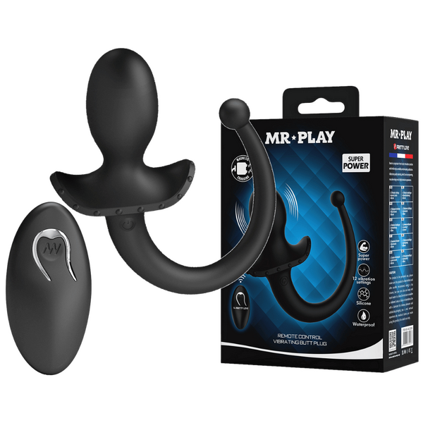 Remote Control Vibrating Butt Plug Tail