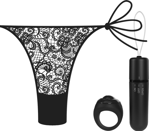 Vibrating Panty Set W/ Remote Ring 4t High Pitch Treble