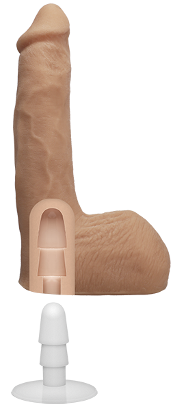 Seth Gamble 8&quot; Ultraskyn Cock With Removable Vac-u-lock Suction Cup