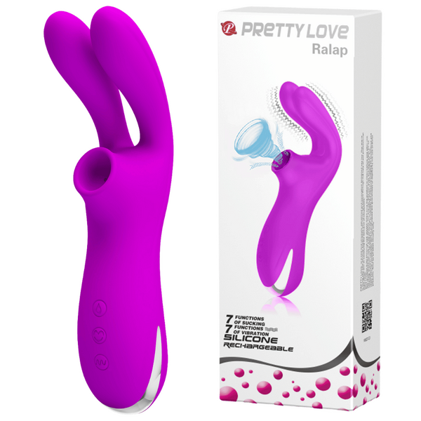 Sucking and Vibration Dual Action Vibrator
