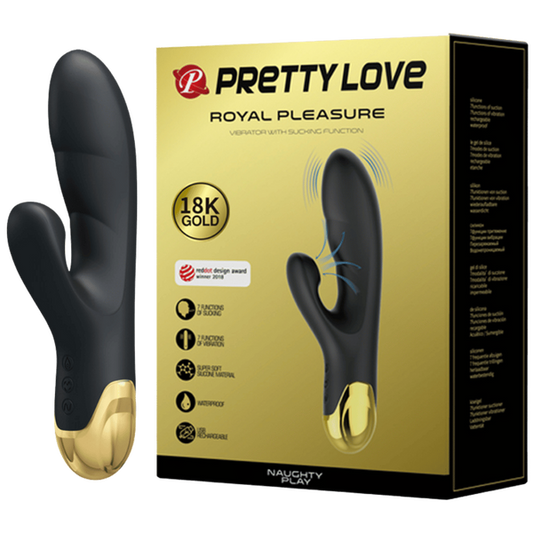 Vibrator with Sucking Function - 18K