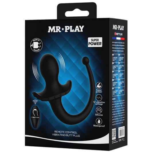 Remote Control Vibrating Butt Plug Tail