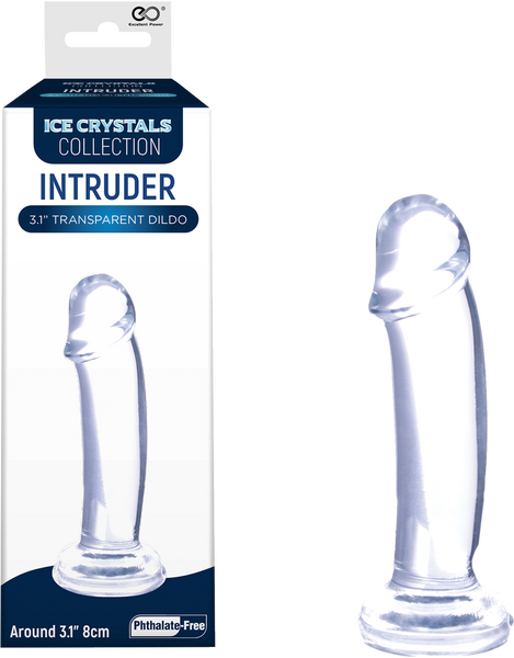 Intruder 3" Transparent Dildo