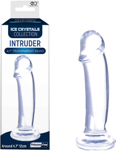 Intruder 4.5" Transparent Dildo